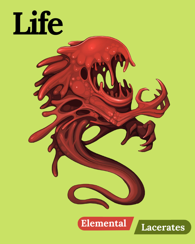 The blood of Rostean be toxic, not only in body but in mind. Through wounds on the flesh, these beasts enter the blood &amp; poison it, sapping the strength of thy thoughts.

Monster Type: Elemental
Monster Aspect: Life
Attack: Lacerates

Comment🐍if you want to see thy evolution.