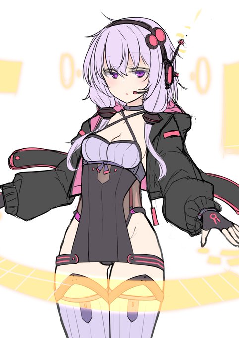 SFオペ子ゆかりさんと黒マスクが似合いそうなゆかりさん立ち絵作りたい案出し落書き 