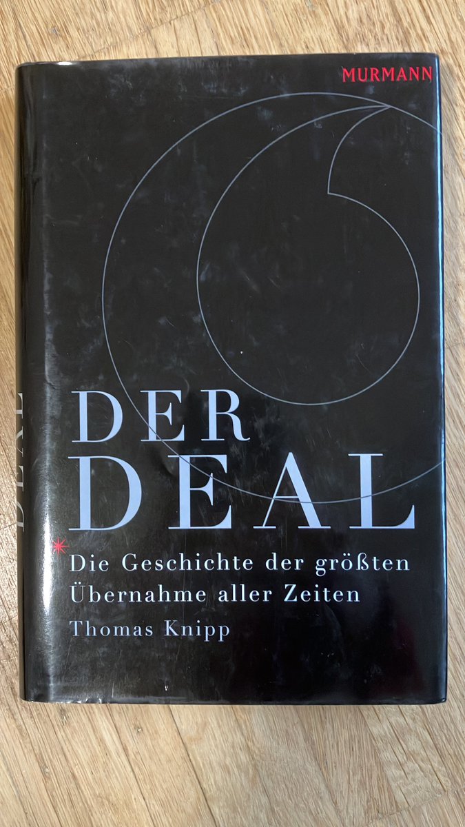 Sehr interessantes Buch über die $VOD #Mannesmann Übernahme von <a href="/thknipp/">Thomas Knipp</a>.