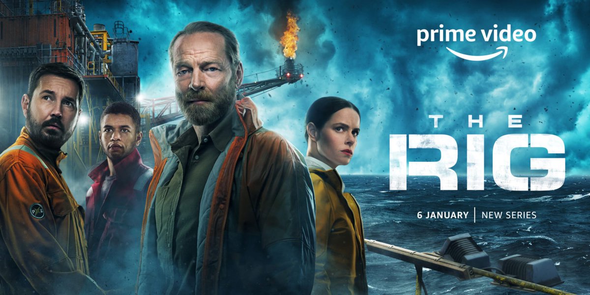 📺#TheRig Els treballadors d'una plataforma petroliera al Mar del Nord són assetjats per una amenaça desconeguda. #Scifi de coll blau i #ecoterror per a una sèrie escocesa que juga de manera notable les seves cartes dins un embolcall modest. Solvent. #AmazonPrime #DavidMacpherson