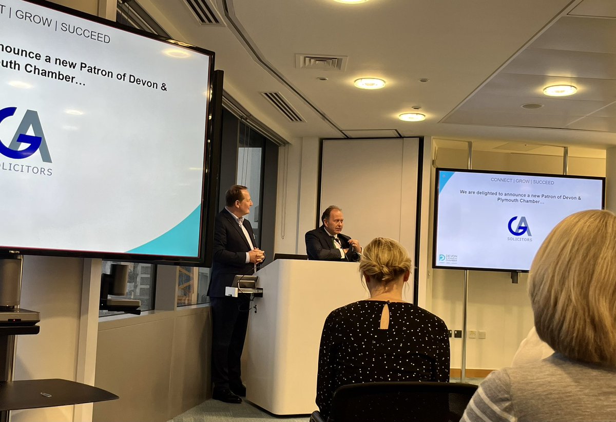 GAsolicitors's tweet image. We were delighted to launch our patronage of @Chamber_Devon at the fantastic #citycons event this morning. More details of our partnership will follow soon! #supportinglocalbusiness
