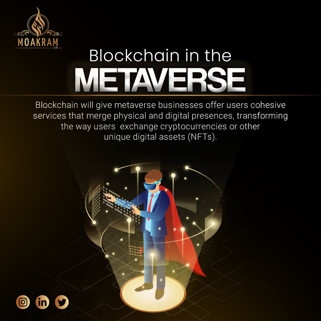 iam_moakram's tweet photo. As blockchain continues to grow, we see a future where the user can interact with their favourite brands in real time, within the Metaverse.
.
.
.
.
.
.
#blockchain #blockchaintechnology #metaverse #nft #iammoakram #blockchainconsultant #cryptoadvisor #cryptoexpert https://t.co/Lql9CKlvun