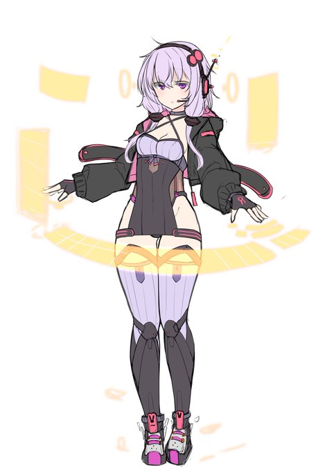 大昔落書きしたやつのリメイク
有能オペ子ゆかりさん立ち絵つくりたいな… 