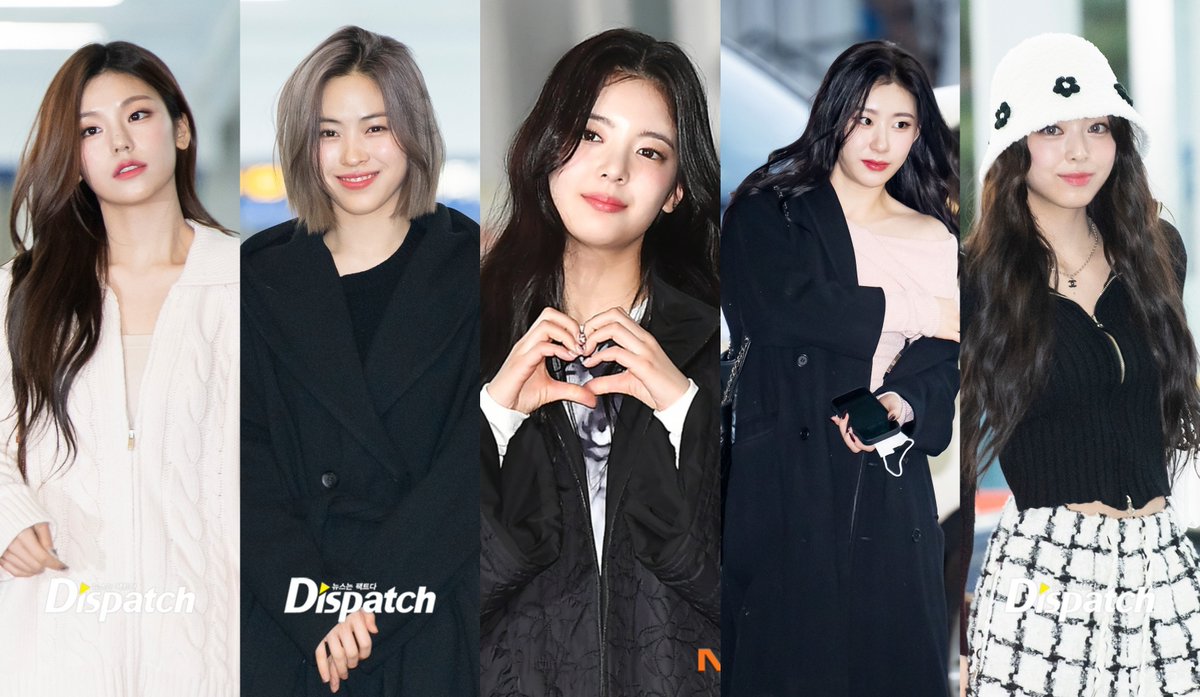 philconcerts's tweet photo. ITZY at the Incheon Airport on their way to Manila for #ITZY_CHECKMATE_MANILA activities beginning tomorrow's press event in Glorietta and weekend's back-to-back concerts✈️

#ITZYFreeFallinPH 
IT'Z MANILA TIME

📷 Dispatch, Newsen, Osen https://t.co/8AmE1iI8ZU