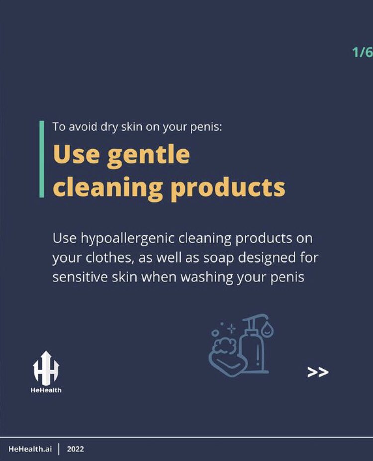 HeHealthai's tweet photo. Dry skin on the penis can be painful or uncomfortable for some, but it can be avoided by numerous ways!
#penishealth #HeHealth #healthy #healthyliving #penishealth #healthandwellness https://t.co/DIhVIuSLle