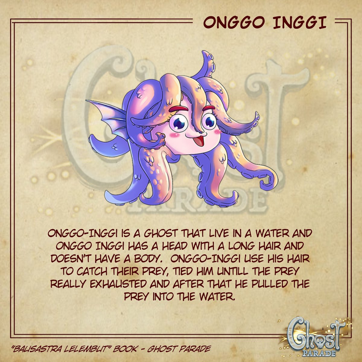 GhostParadeGame's tweet photo. Onggo Inggi
#ghostparade #ghostparadegame #bausastralelembut #OnggoInggi https://t.co/7jXM7xeujo