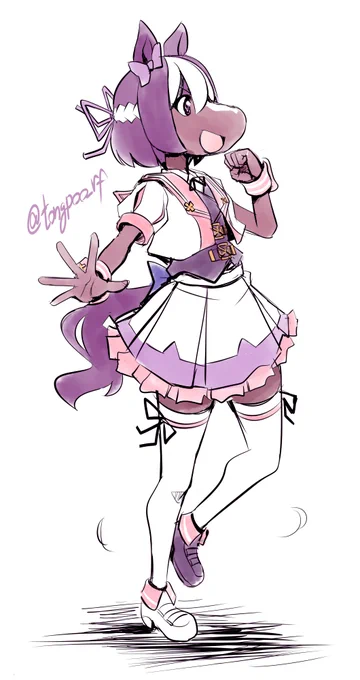 昨夜見かけたフォロワーさんのツイートの話題に感化されて、何となくお試しに描いてみたスぺちゃん 