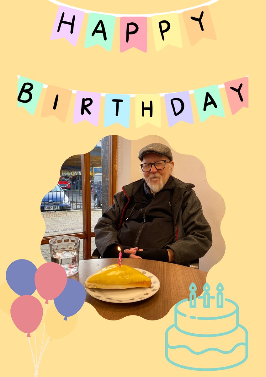 We had another special day in The Meeting Place this week, with our cafe regular Iain celebrating his birthday with us. Iain has been popping in to see us almost daily for a long time, and so we thought a wee cake to celebrate would be just perfect. Happy Birthday Iain 🎉🎂