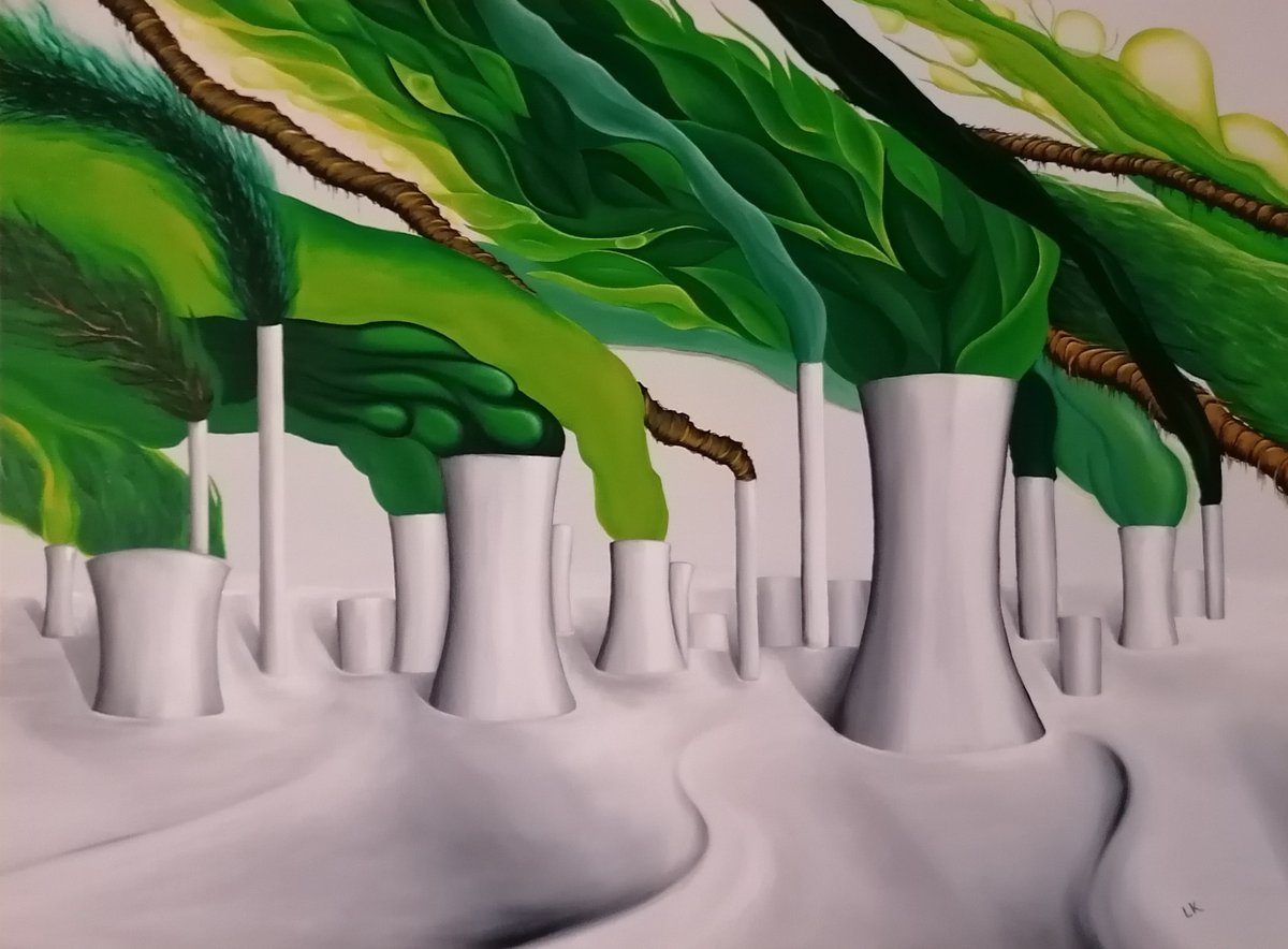 We don't want this, we demand this!!! Follow Dutch environmental artist; Liesbeth Johnson-Kampen, and you will support her campaign, STOP GLOBAL POLLUTION!