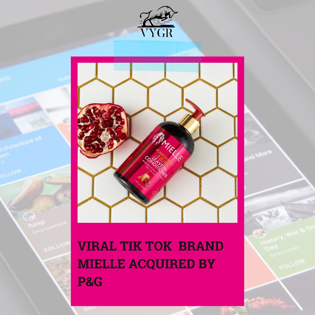 Mielle Organics, hair care brand with viral videos on Tik Tok has been acquired by P&G Beauty for an undisclosed sum. The CEO and founder Monique Rodriguez will continue to lead operations.
@MielleOrganics @PGBeauty 

#MielleOrganics 

Read more news: buff.ly/3FXt1GJ