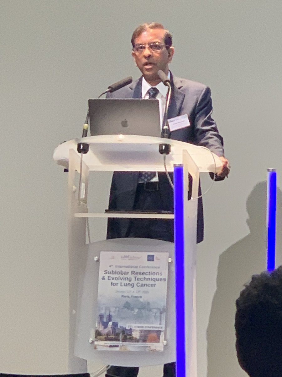 Stephen Cassivi, MD FRCSC FACS FRCS (@stephencassivi) on Twitter photo Prof. Prasad Adusumilli from <a href="/MSKCancerCenter/">Memorial Sloan Kettering Cancer Center</a> telling us all that STAS (spread through the airway) truly exists and is an important finding in #LungCancer
<a href="/IMMontsouris/">IM MONTSOURIS</a> 4th Int’l Conference on Sublobar Resection & Evolving Techniques for Lung Cancer Prof. Prasad Adusumilli from <a href="/MSKCancerCenter/">Memorial Sloan Kettering Cancer Center</a> telling us all that STAS (spread through the airway) truly exists and is an important finding in #LungCancer
<a href="/IMMontsouris/">IM MONTSOURIS</a> 4th Int’l Conference on Sublobar Resection & Evolving Techniques for Lung Cancer