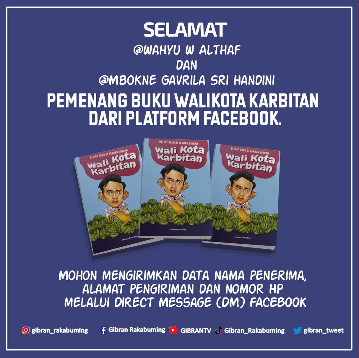 Gibran Rakabuming tweet media