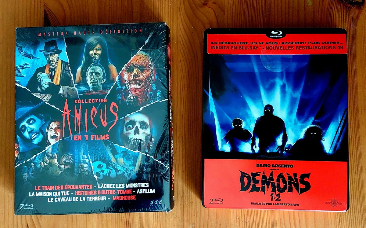 #newarrivals #newblurays #horror #italianhorror #britishhorror #europeanhorror #amicus #darioargento