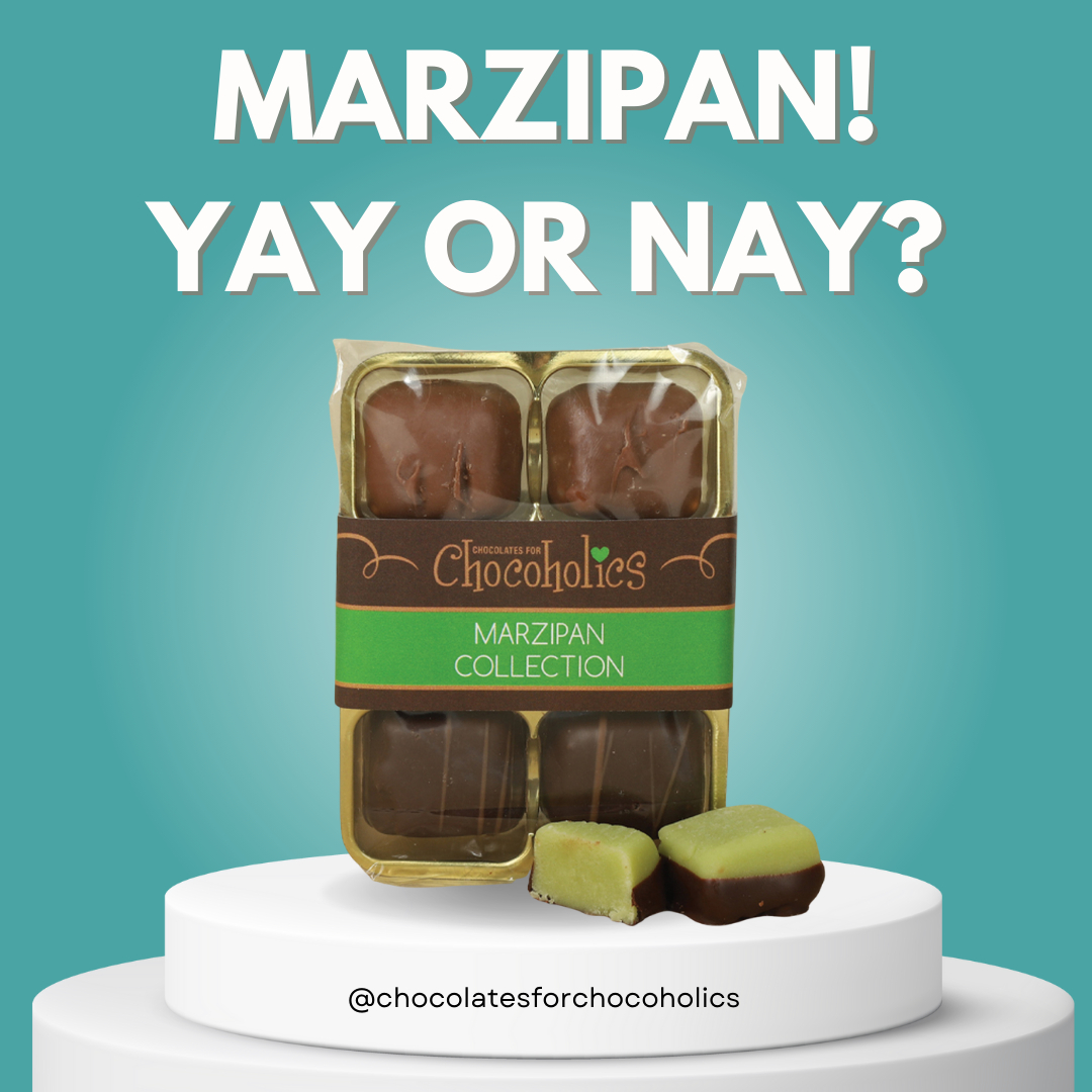 Marzipan! Is it a yay or a nay for you? 

There are certain products that we sell that divide the masses. Which is why we've given people the option of buying Marzipan in a single variety pack, so the fans can enjoy their favourite sweet treat. In fact, we have lots of single var