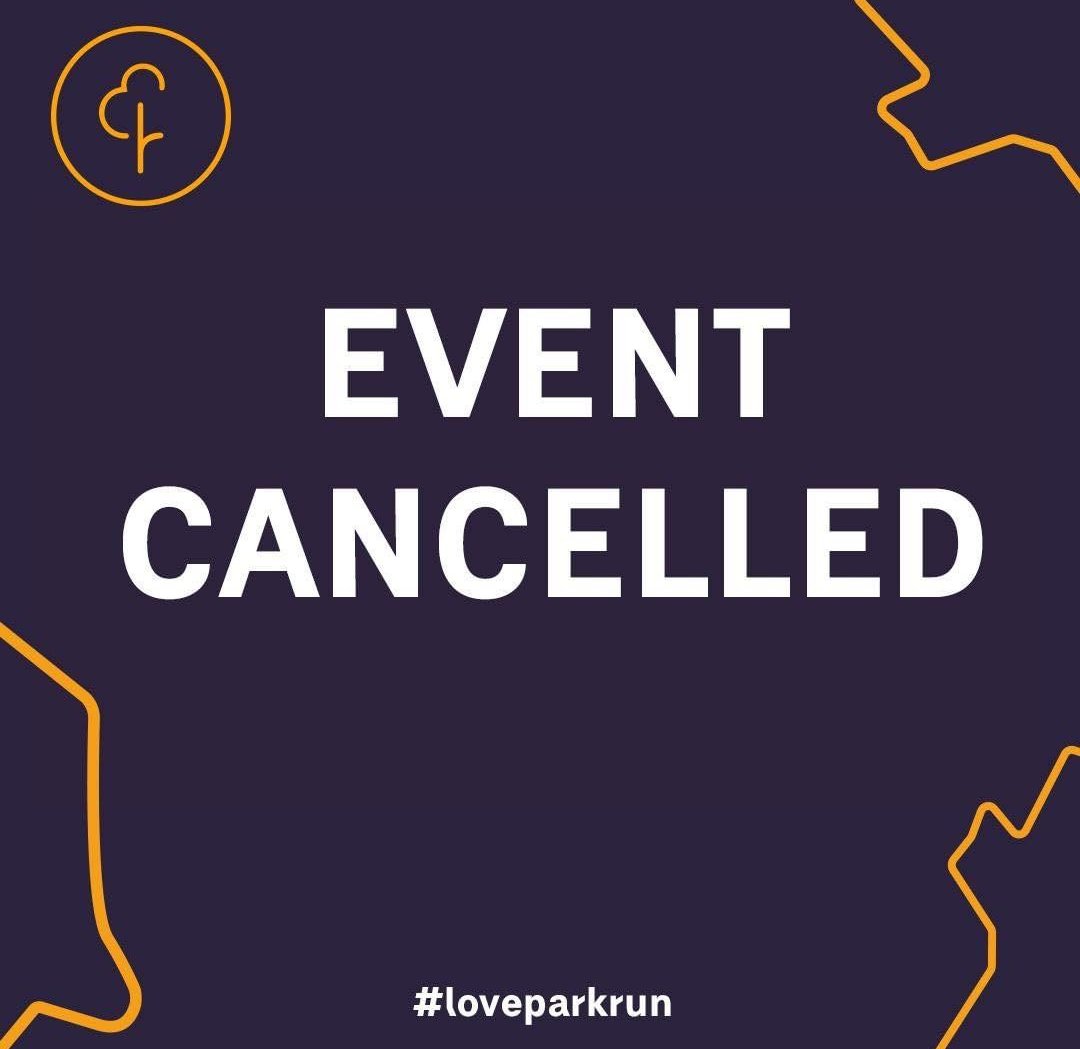 Just a little reminder that there is horseracing on this weekend so Warwick Racecourse parkrun is cancelled on 14 January 🐎 🐎 🐎