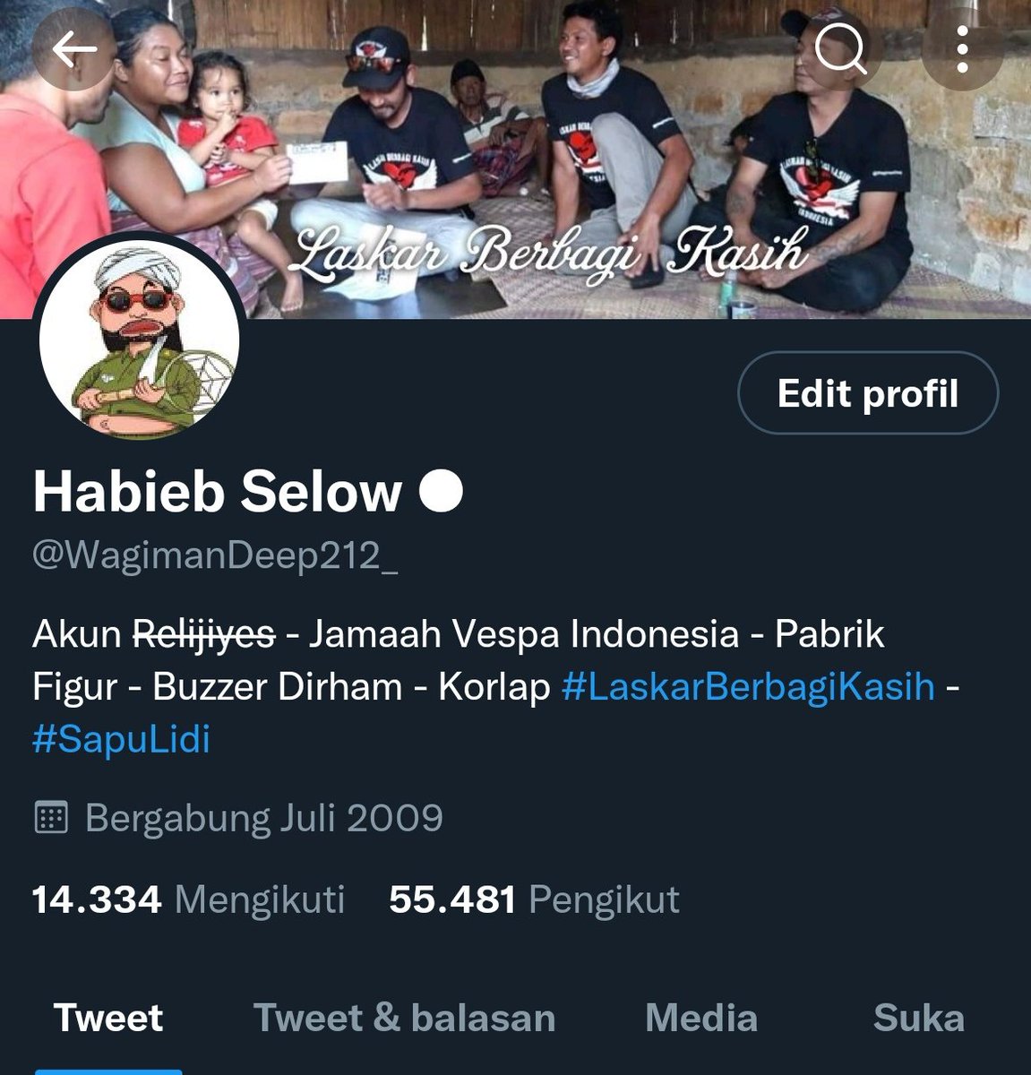 Dapet kabar dari Edmin kalo akun lama udah pulang dalam keadaan sehat
Baeqlah segra ane balikin akun inih kpada mimin Komik Selow lagi..