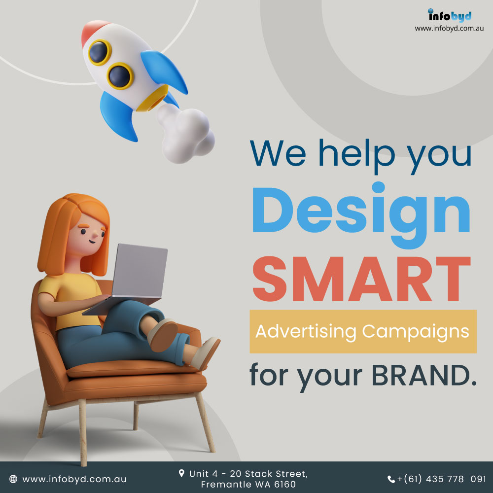 Bringing your brand to the forefront with our smart and innovative advertising campaign.
.
We Design campaigns that are smart and effective for your brand.
.
Let us help you stand out
.
Call us at (+61) 451 743 730
.
#infobyd #designsmart #advertising #branding #innovation