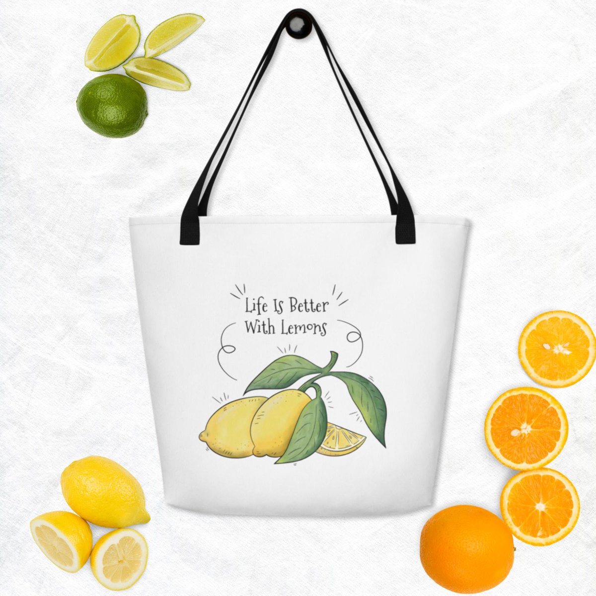 Come check out the the latest addition to The Werks Depot: Better with Lemons Large Tote Bag etsy.me/3GsVYu8 #etsy #largetote #largecanvastote #largetotebagboho #largetotebag #totebagpocket #canvastotebag #lemontotebag #totebag #totebagcanvas