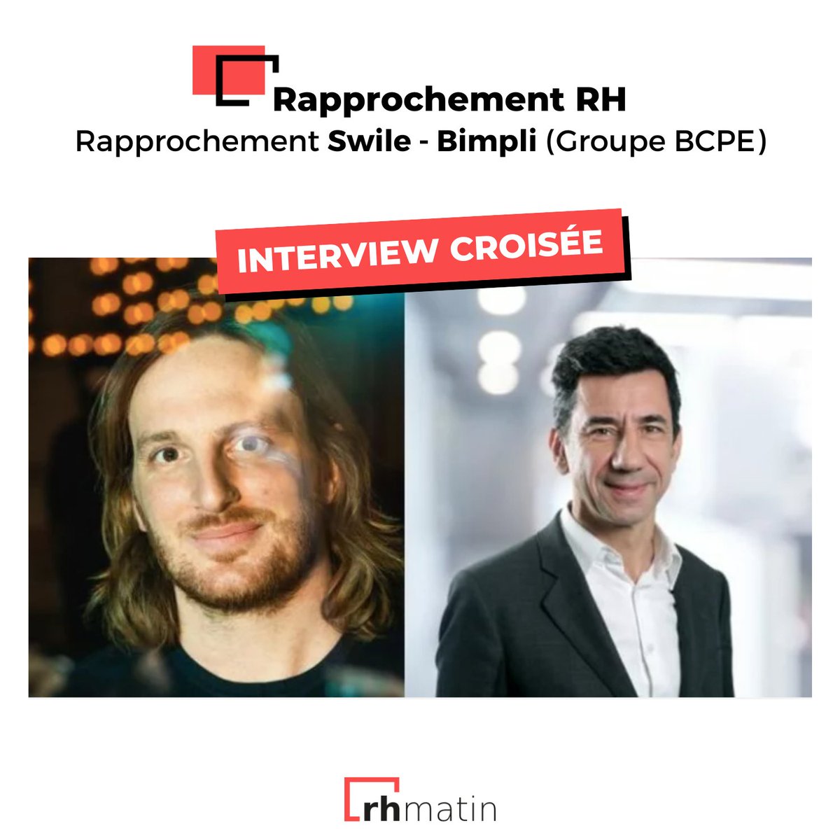 🤝 <a href="/swile/">매콤한쇼사장</a> a bouclé le rachat de son concurrent Bimpli, filiale du <a href="/GroupeBPCE/">Groupe BPCE</a> . Le groupe bancaire devient le 1er actionnaire du nouvel ensemble. Entretien croisé avec <a href="/loicsoubeyrand/">Loïc Soubeyrand</a> (CEO de Swile) et <a href="/PAVacheron/">Pierre-Antoine Vacheron</a>  (DG Paiements Groupe BPCE)  

PAR ICI ➡️ bit.ly/3ICwLjQ