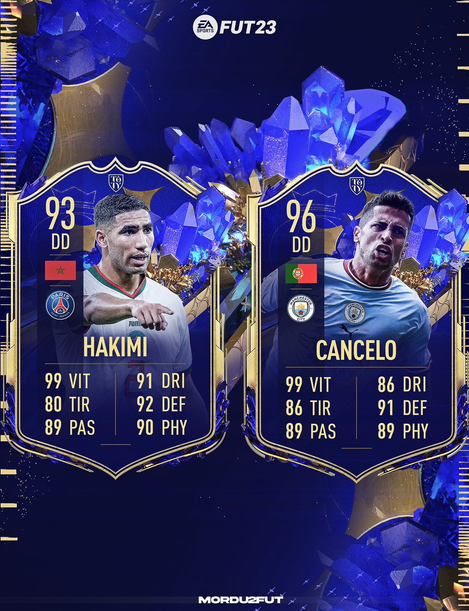 Mordu2FUT's tweet photo. Bon, ça discute sous chaque tweet que je mets pour les votes de la #TOTYM2F.

Donc on va mettre fin au débat : Hakimi ou Cancelo en DD ?

Le sondage est sous ce tweet. ⬇️ https://t.co/nlut6aAUfe