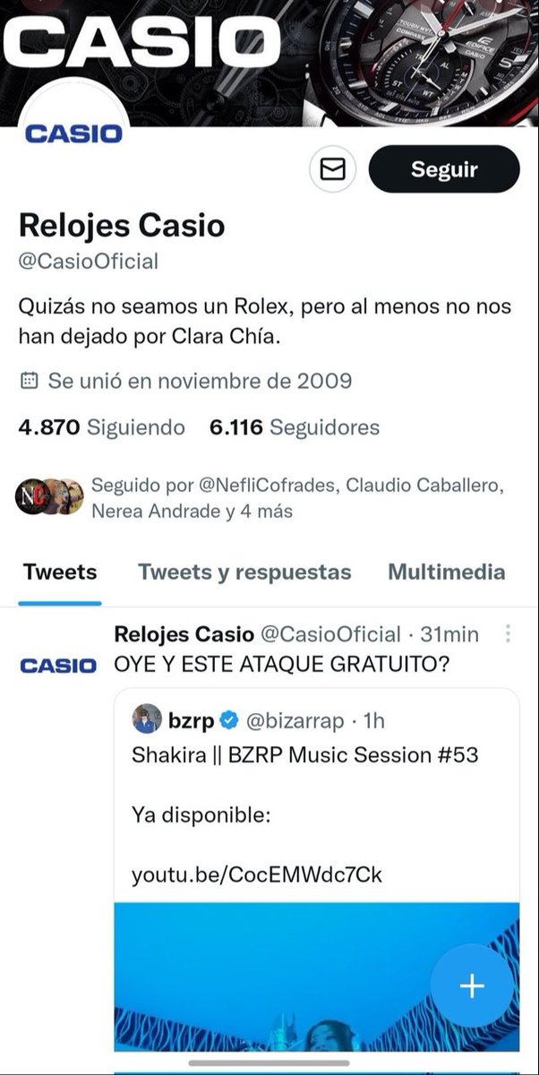 Bon dia només a la gent de Casio