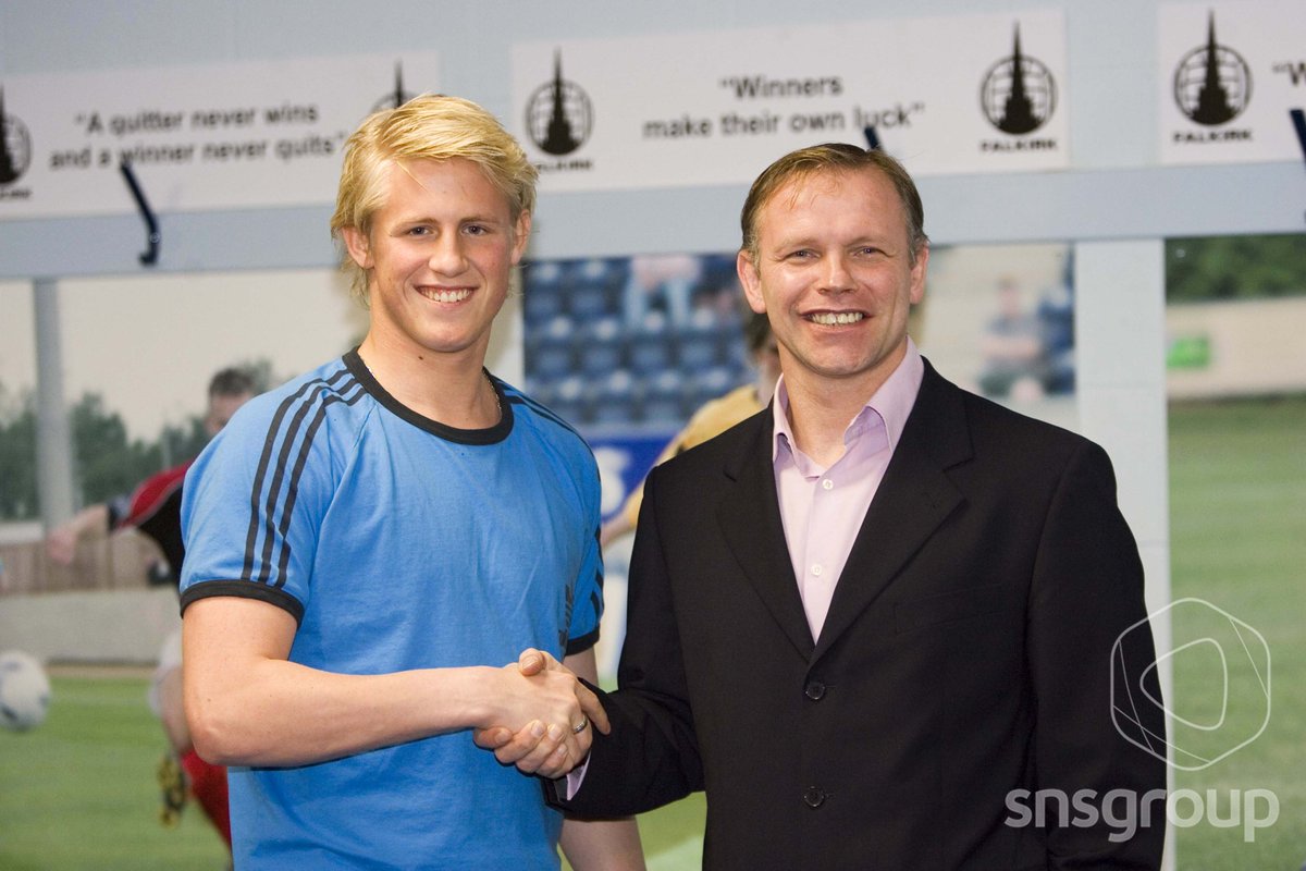 snsgroup's tweet photo. #TBT 2007 ⏪🇩🇰 | Kasper Schmeichel joined Falkirk from Manchester City on loan. https://t.co/OCplPM6oZY