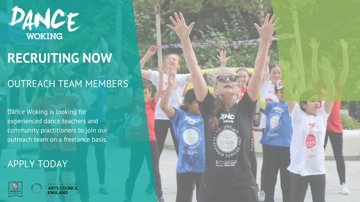 ⭐Outreach Team Recruitment⭐

Dance Woking is looking for experienced dance teachers and community practitioners to join our outreach team on a freelance basis. 
Interested? Click the link in our bio to hear more about the role and to apply!
#recruitment #surreyjobs #woking