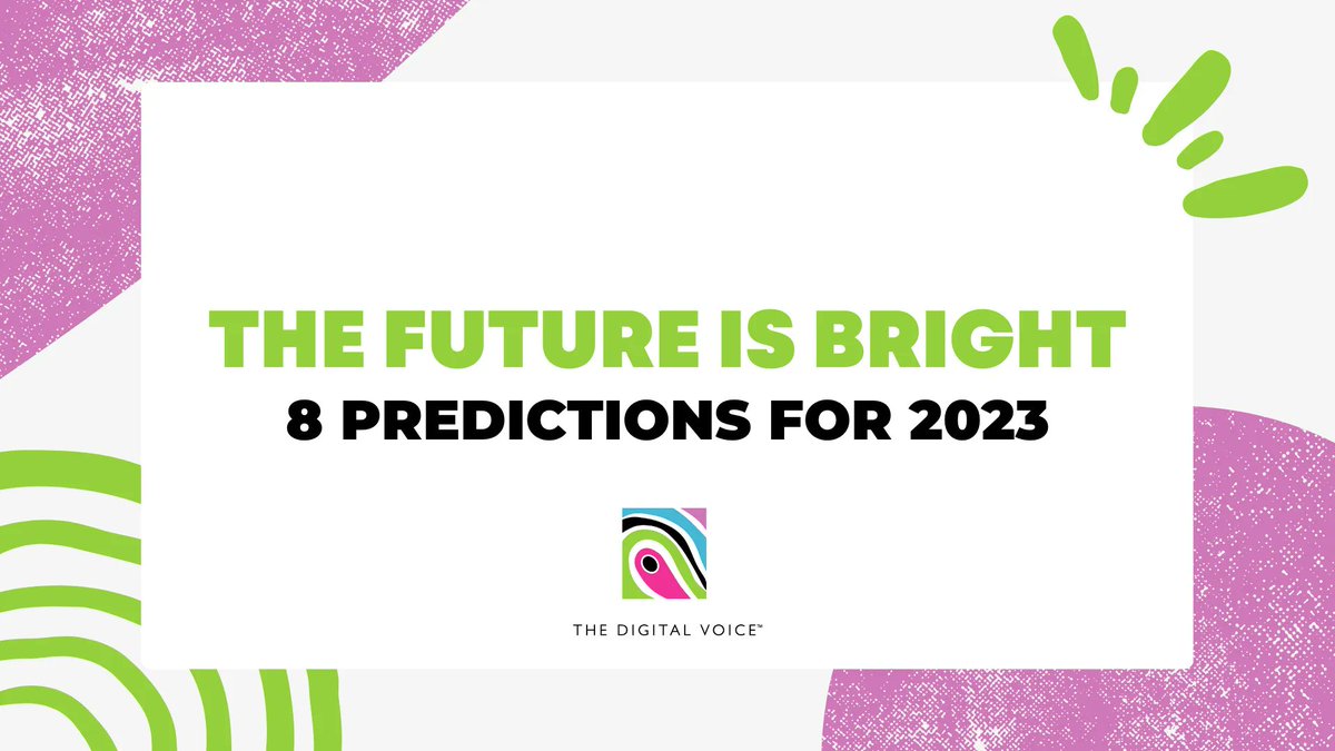 TheDigitalVoice's tweet image. Here at TDV, we've got our finger on the pulse of what's happening in the industry. In our first blog post of 2023, we offer our predictions for the year to come. 👀

Want to look into our crystal ball? 🔮

thedigitalvoice.co.uk/the-future-is-… 

#future #adtechnology #predictions2023