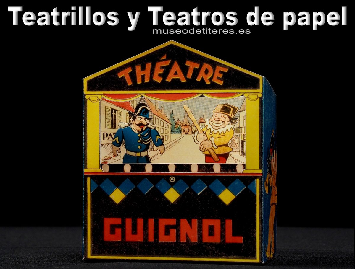 Visita animada
Domingo 15 a las 18:00 horas 
Además de títeres del mundo, verás teatros y teatrillos de papel como este francés de 1930-40.
tragaluz.info/teatrillos-y-t…