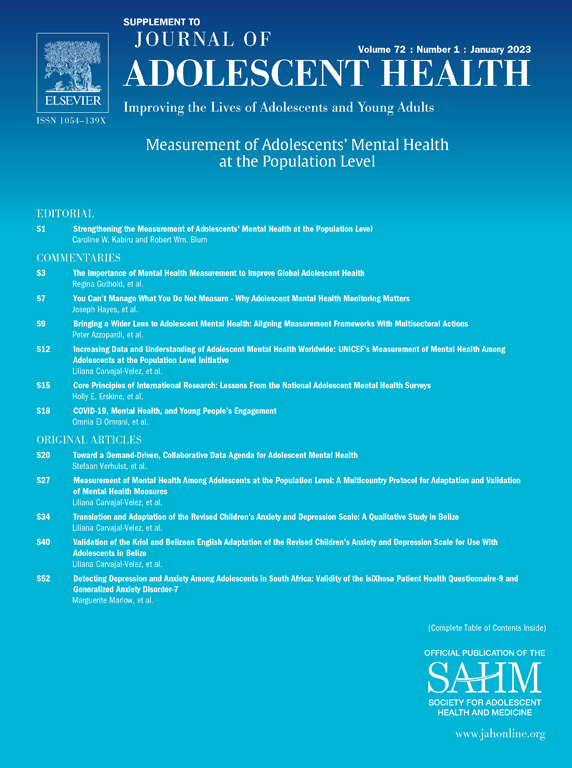 A study by <a href="/warchild_rd/">Research and Development War Child</a> about our 𝙍𝙚𝙖𝙘𝙝𝙉𝙤𝙬 tool is now part of a new open-source resource for professionals working in the field of adolescent mental health focusing on measurement and programming.

Happy reading 🤓: jahonline.org/issue/S1054-13…