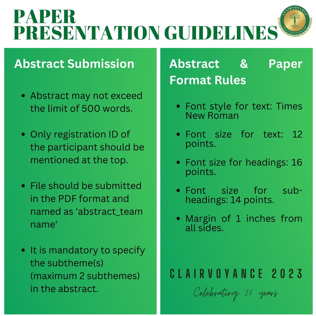 Paper Presentation!

Click on the link given below to register for competition(s).
forms.gle/3kgg2X4evZjM1N…

For detailed rules and regulations, kindly refer the competition brochure.

#publichealth #healthcare #health #conference #clairvoyance2023 #shss #tissmumbai #india