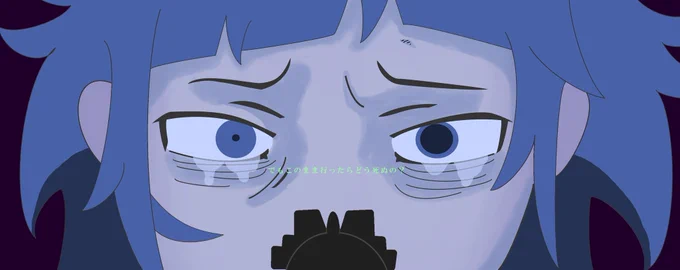 完成品と下絵 