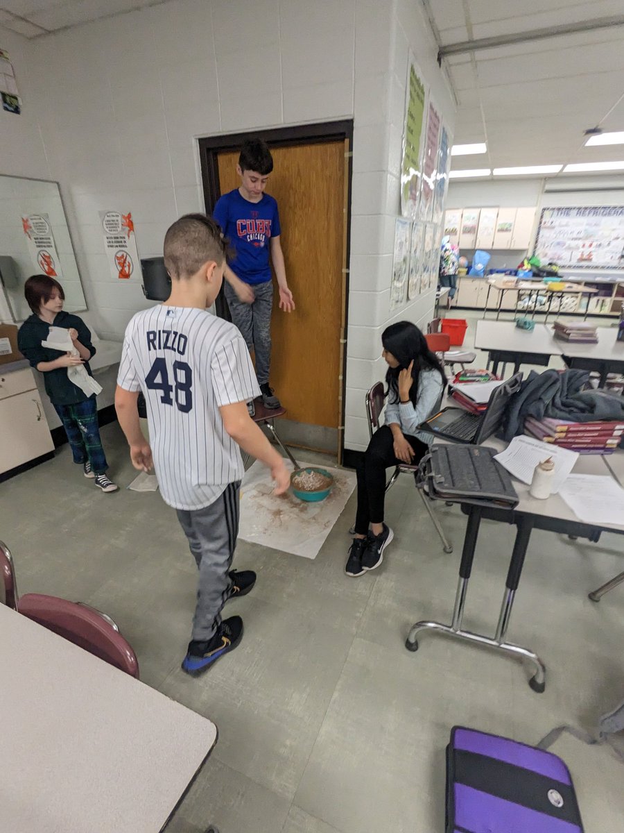 rollingerd57's tweet photo. Day one of the crater lab.@Lincoln_D57 @dist57 https://t.co/1qbhHsn4Ws