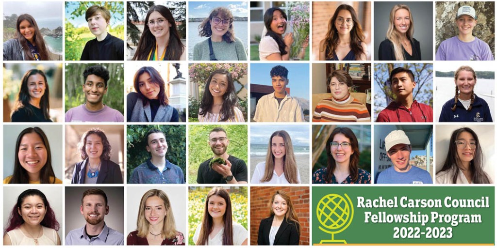 RachelCarsonDC's tweet photo. Applications for the 2023-2024 RCC Campus Fellowship cycle are open! Fellows propose projects in their campus communities focused on sustainability, environmental justice, &amp; the climate crisis. All undergraduate &amp; graduate students at US colleges &amp; universities are eligible. https://t.co/ft2SUAHlpK