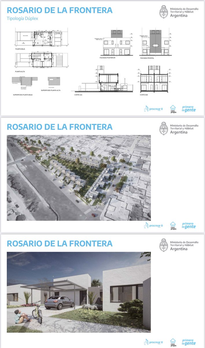 Firme convenio de entrega de posesión del predio en zona norte de la ciudad con <a href="/JPNegroARQ/">Juan Pablo Negro</a> de <a href="/MinHabitatAR/">Ministerio de Desarrollo Territorial y Hábitat</a> y <a href="/GDocato/">Gustavo Cento Docato</a> en representación de <a href="/BcoHipotecario/">Banco Hipotecario</a> para la construcción de 40 viviendas, obra que tiene un plazo de 12 meses y una inversión de 700 millones de pesos.