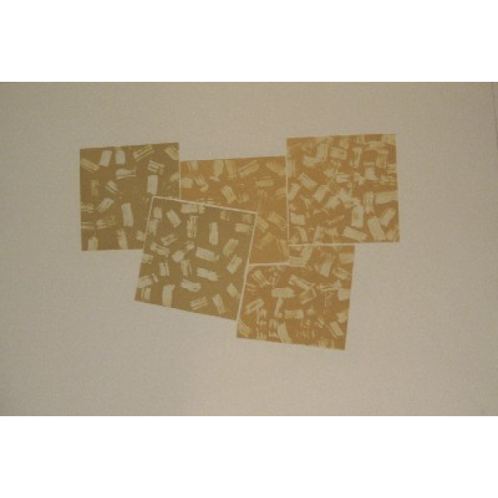 BrandGalleries's tweet photo. Titled 'Floorings', this piece is reminiscent of Buckley's earliest works, which are subtle in their use of colour and generally stick with a single colour rather than layering different tones together. 🟨 🟨 🟨

#brandlergalleries #stephenbuckley #stephenbuckleyart https://t.co/jQAldahMqC