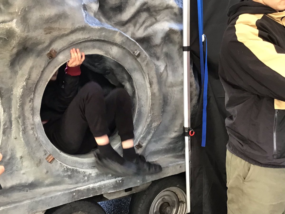CharterY5's tweet photo. We’re really enjoying caving with @mobilecave this afternoon. #CharterPE https://t.co/wACwYQ6W6u