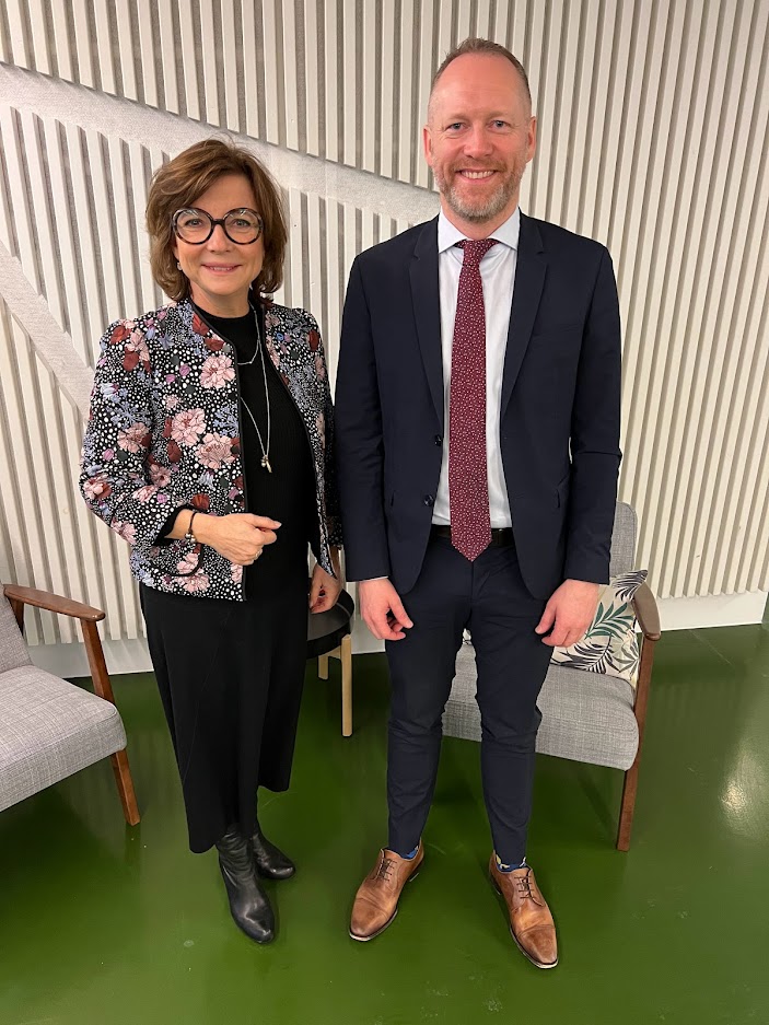 Today I met Karen Ellemann who is newly appointed as Secretary General of the Nordic Council of Ministers. We had a productive meeting discussing the year ahead as Iceland will hold the presidency in the Nordic Council of Ministers. I am looking forward to a great co-operation.