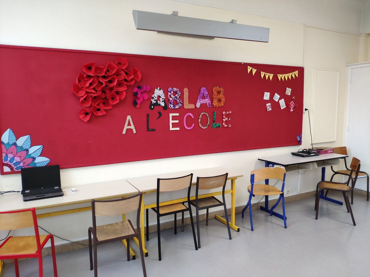 DelphineThib's tweet image. Le #fablabalecole reprend du service demain ! Les élèves sont impatients, moi aussi ☺️
