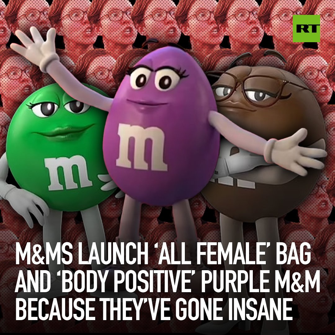 RT on X: Famously bigoted and sexist candies M&Ms have