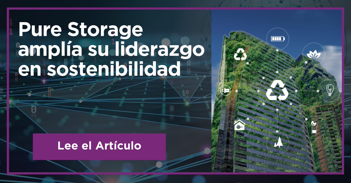 ICIO_LATAM's tweet photo. En este artículo, @PureStorage ha anunciado avances en sus esfuerzos de sustentabilidad, ayudando a los clientes a reducir drásticamente su uso de energía y su huella ambiental.
Articulo completo:
https://t.co/VQR3pQAKOu
#sostenibilidad #almacenamientodedatos #liderazgo https://t.co/hZWMmb1Njp
