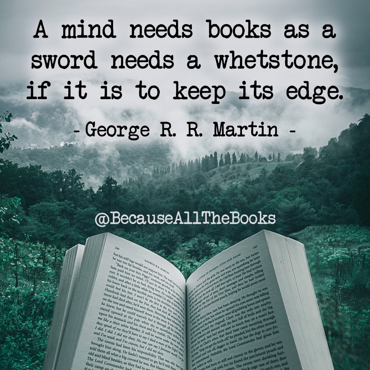 Read more, stay sharp!

#BecauseAllTheBooks #BooksAreMyLife #ReadingIsLife #BooksChangeLives #BooksForLife #BookWormForLife #BookWormLife  #ReaderLife #ReadingForLife #ReadingIsMyLife #ReadingLife #BookLife #BookLifestyle #LifeOfAReader #AuthorQuotes #WriterQuotes