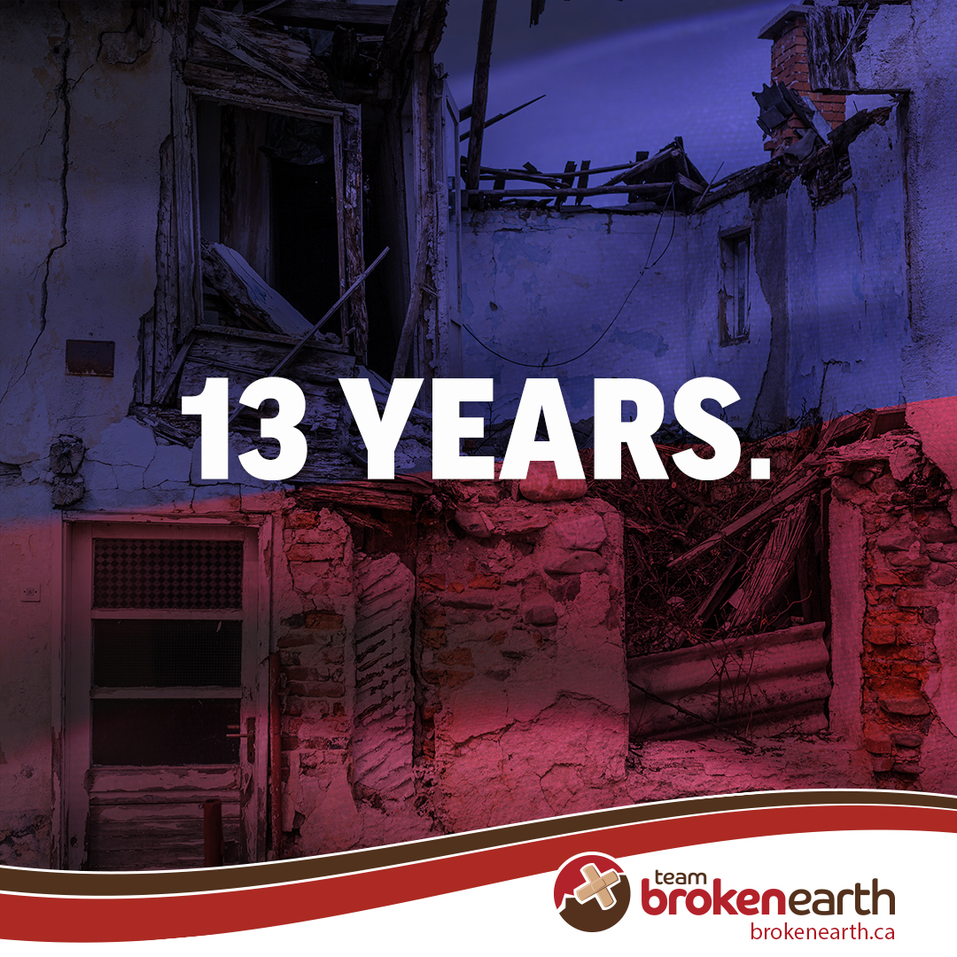 TeamBrokenEarth's tweet photo. On January 12, 2010, Haiti was struck with a catastrophic earthquake. The event sparked humanitarian efforts around the world, and we created our first team of Canadian healthcare professionals, which grew into the Team Broken Earth you know today. https://t.co/4riBya9LLk