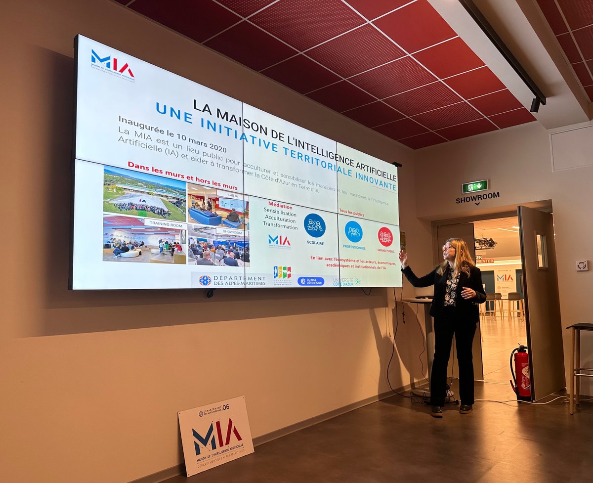Maison_IA's tweet photo. 🔴Lancement de 2 journées avec une commission de la @FFBatiment à la MIA🤖

Au programme
✔Ateliers d'acculturation #IA
✔Présentation de solutions #IA (startups, entreprises &amp; acteurs académiques du territoire)
✔Visite de la technopole avec @CASAOfficiel 

🦾Avec @IEuropia https://t.co/FOwnMEgceE