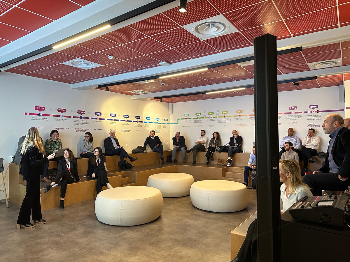 Maison_IA's tweet photo. 🔴Lancement de 2 journées avec une commission de la @FFBatiment à la MIA🤖

Au programme
✔Ateliers d'acculturation #IA
✔Présentation de solutions #IA (startups, entreprises &amp; acteurs académiques du territoire)
✔Visite de la technopole avec @CASAOfficiel 

🦾Avec @IEuropia https://t.co/FOwnMEgceE