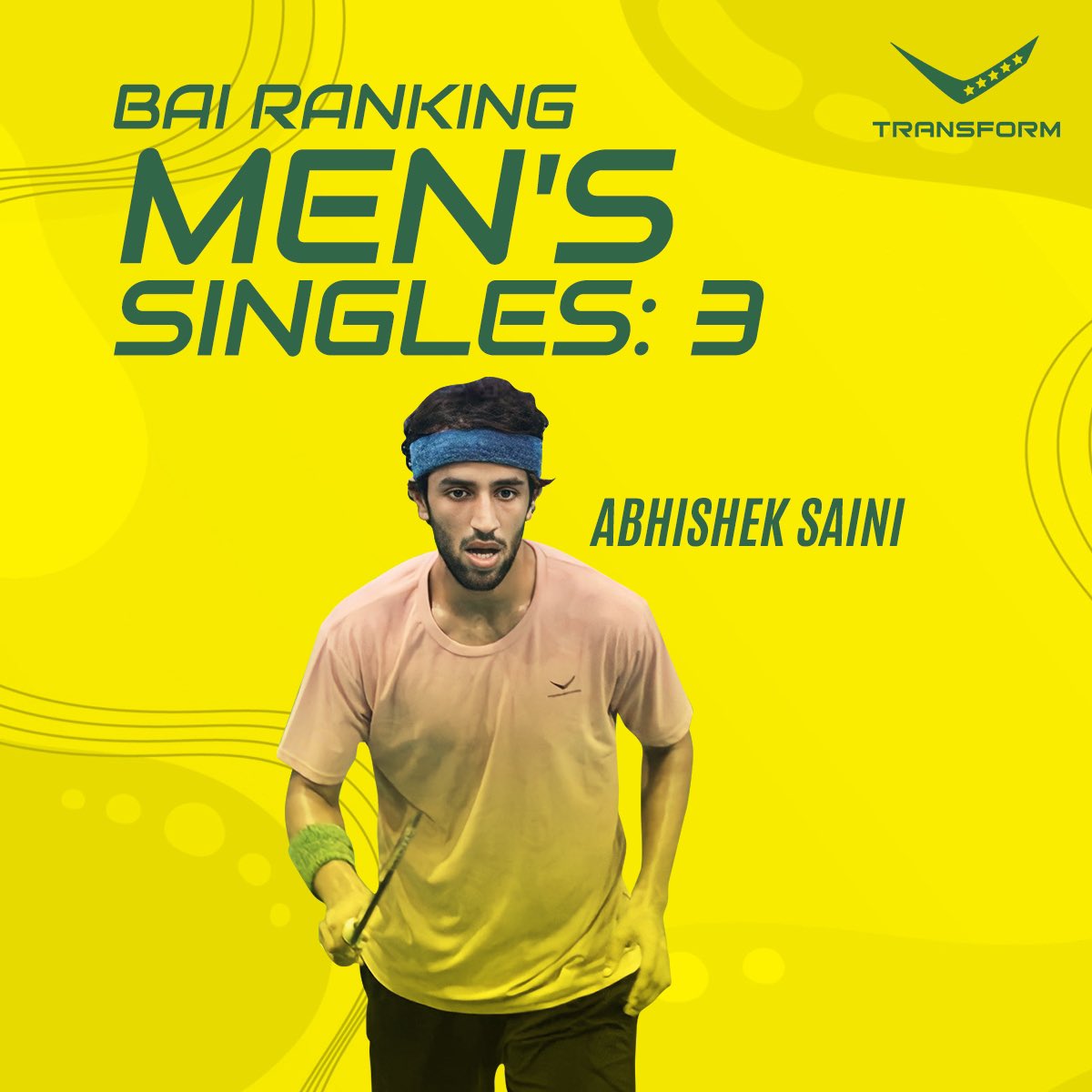 TransformBaddy's tweet photo. We are thrilled to announce that @TransformBadminton's players have achieved top rankings in the Badminton Association of India (BAI) rankings.🙌🏻
#transformbadminton #newrackets #achivements #badminton #qualityproduct #badmintonteam https://t.co/Mw8zU7SziW