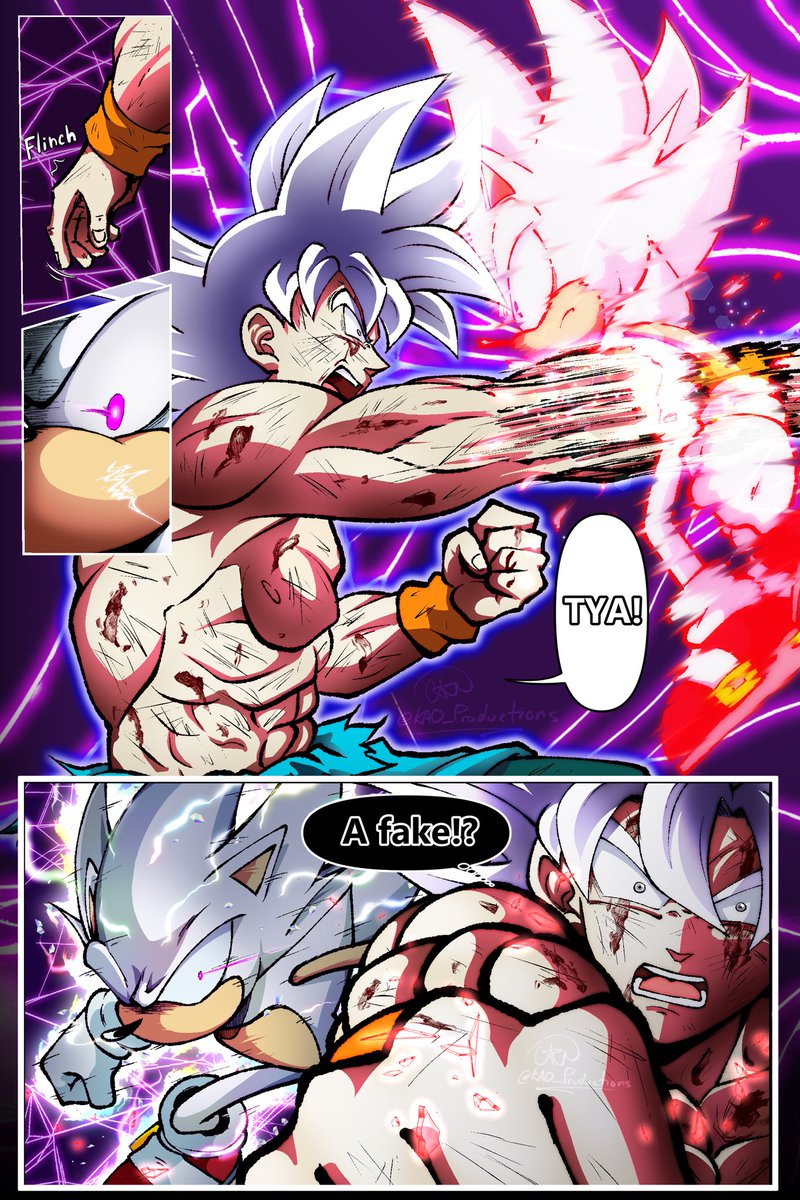 KAD_ProductionZ's tweet photo. Decided to post the page today! 

The next page of Sonic vs Goku is coming later today https://t.co/yIK8Bqwe6V