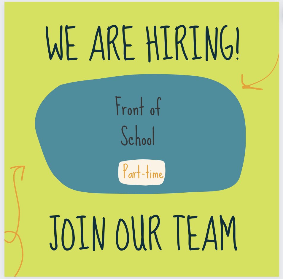 Are you looking for a part time term-time role where your kindness &amp; empathy, attention to detail and excellent organisation skills can be shown off? We’re looking for a Front of School to ensure the smooth running of our school day thegreenroomschool.com/vacancies #joinus #jobvacancy