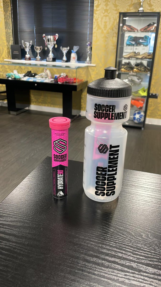 Thank you <a href="/ProD_Soccer/">Pro:Direct Soccer</a> for supplying our academy with the new <a href="/SocSupplement/">Soccer Supplement</a> hydration drinks. A key part of our match preparation that we will look to promote moving forward.