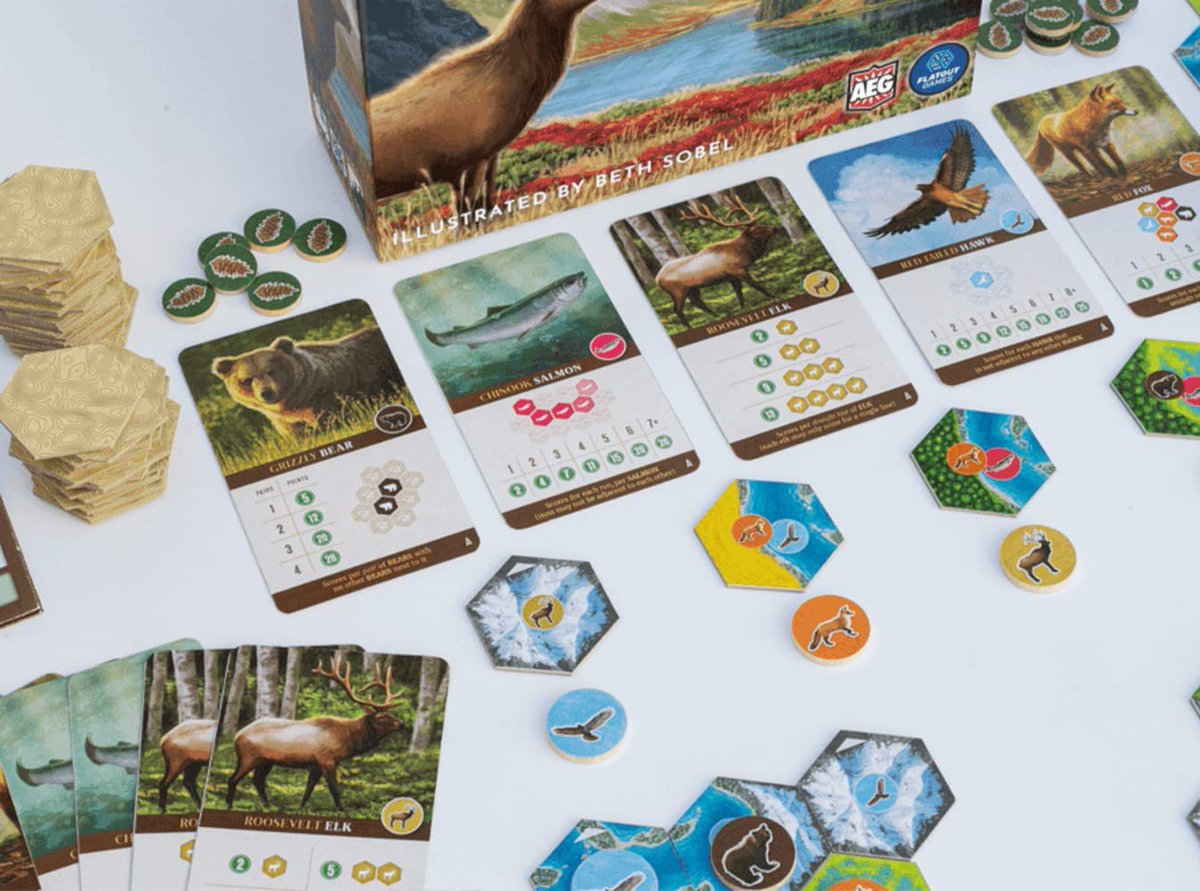 Into puzzle games? This has been one of our #bestseller titles for quite a while now. Take a journey to the Pacific Northwest as you compete to create the most harmonious ecosystem. 2022 award winner! #boardgame #PuzzleWeek #thursdaymorning #naturelovers